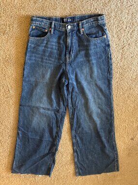 Gap - Size 12 - High Rise - Wide Leg- Lightweight Denim Jeans